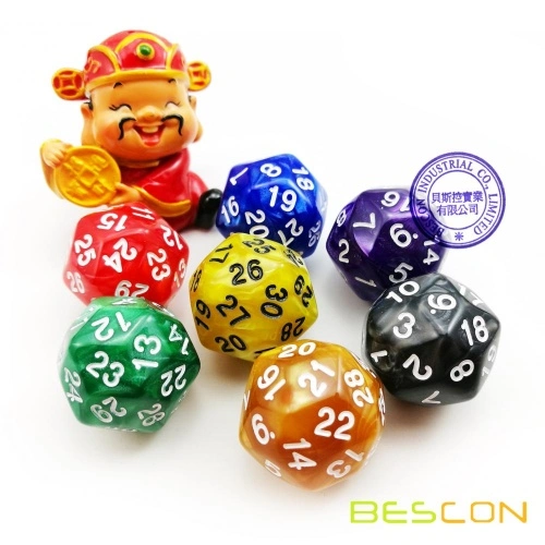 Multi-sides Dice 30 Sides Gaming Dice, D30 Die, D30 Dice, 30 Sides
